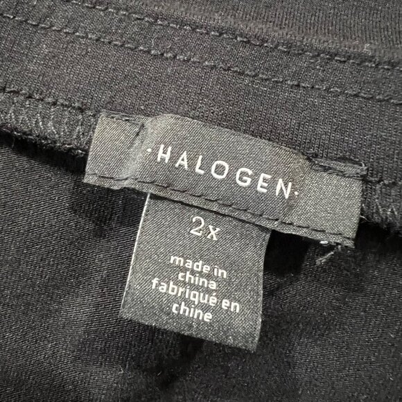 Halogen Strapless Ruched Mini Dress Black Size 2X NWOT - Picture 6 of 8